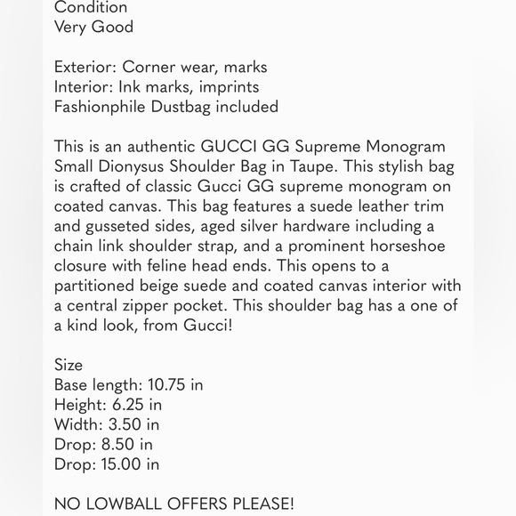 Gucci Dionysus small shoulder bag - Picture 13 of 13